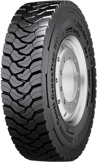 315/80 R 22.5 156/150K CONTI CROSSTRAC HD3 TL M+S 3PMSF 20PR CONTINENTAL || 05250780000