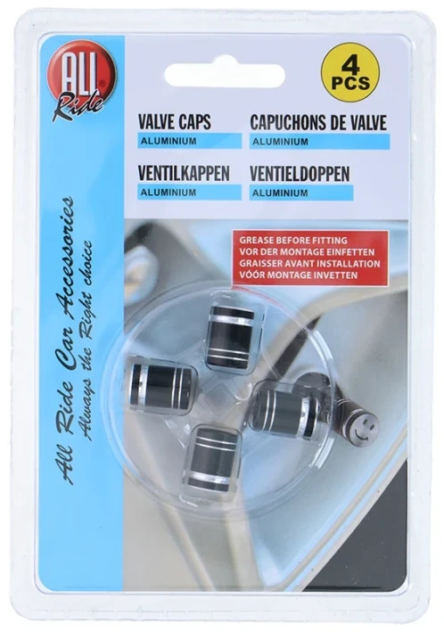 ALLRIDE Čepičky na ventilky Smile, 4 ks 5800136