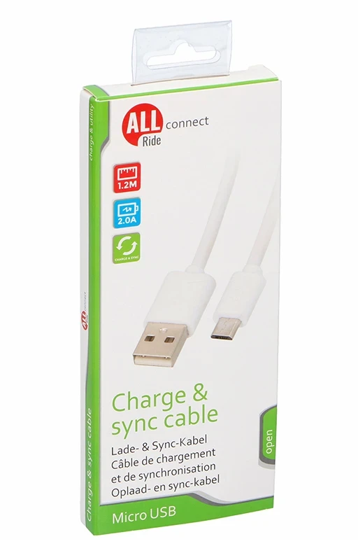 ALLRIDE Connect Nabíjecí kabel micro USB, 120 cm 5801061