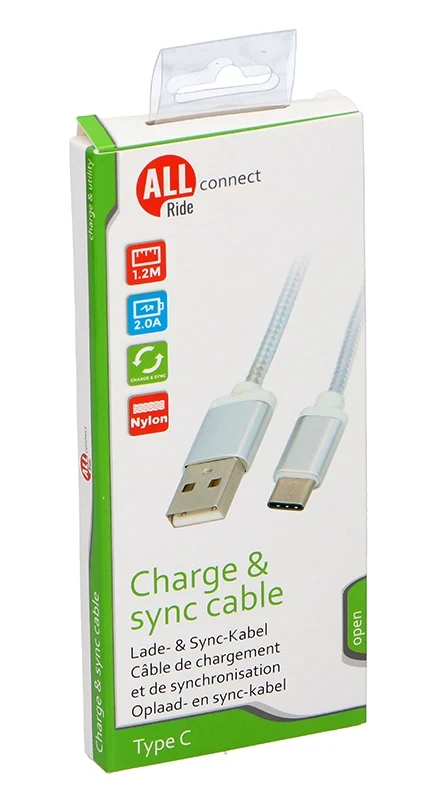 ALLRIDE Connect Nabíjecí kabel USB-C, 120 cm 5801057