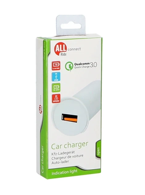 ALLRIDE Connect Nabíječka hříbek 1 x USB 3,1 A rychlonabíjení 5801053
