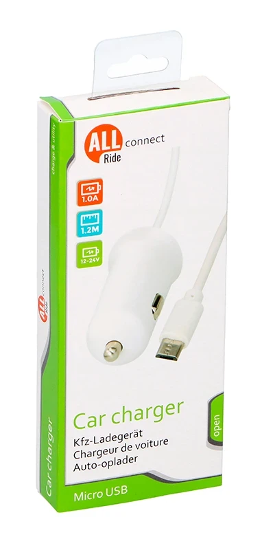 ALLRIDE Connect Nabíječka micro USB 1 A s kabelem 120 cm 5801051