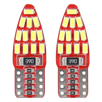 AMiO LED žárovky CANBUS 24SMD 3014 T10e (W5W) White 12V  | 01285
