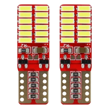 AMiO LED žárovky CANBUS 24SMD 4014 T10e (W5W) White 12V/24V  | 01287