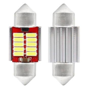 AMiO LED žárovky CANBUS 4014 10SMD Festoon C5W C10W C3W 31mm White 12V/24V  | 01288