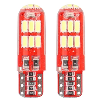 AMiO LED žárovky CANBUS 15SMD 4014 T10e (W5W) SILCA White 12V  | 01443
