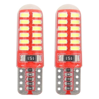 AMiO LED žárovky CANBUS 24SMD 3014 T10e (W5W) SILCA White 12V  | 01444