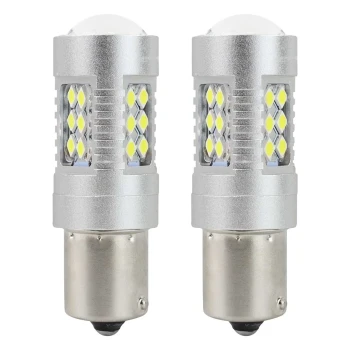 AMiO LED žárovky CANBUS 3030 24SMD 1156 BA15S P21W White 12V/24V  | 01445