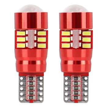 AMiO LED žárovky CANBUS 27SMD 3014 T10e (W5W) White 12V/24V  | 01446