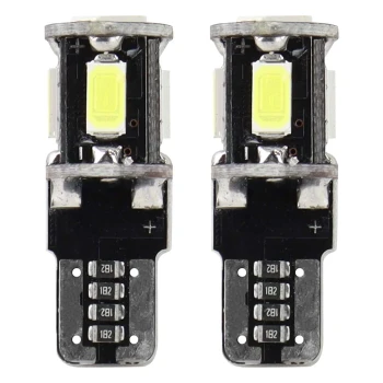 AMiO LED žárovky CANBUS 5SMD 5730 T10 (W5W) White  | 01628