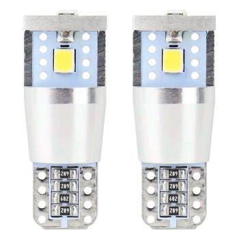 AMiO LED žárovky CANBUS 3SMD 2835 T10e (W5W) ALU White 12V/24V  | 01637