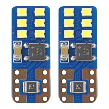 AMiO LED žárovky CANBUS 12SMD UltraBright 2016 T10e (W5W) White 12V/24V  | 01638