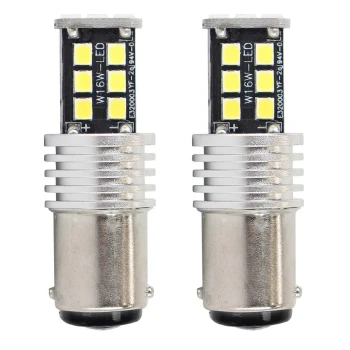 AMiO LED žárovky CANBUS 2835 15SMD 1157 BAY15D P21/5W Bílá 12V/24V  | 01641