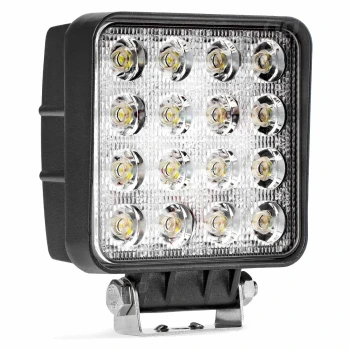 AMiO Pracovní LED světlo 16x LED AWL05 EMC 108x108 48W FLAT 9-60V  | 01700