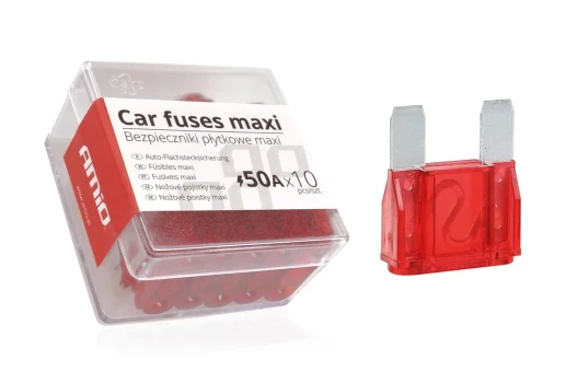 AMiO Autopojistky MAXI pouzdro 10ks 50A  | 02327