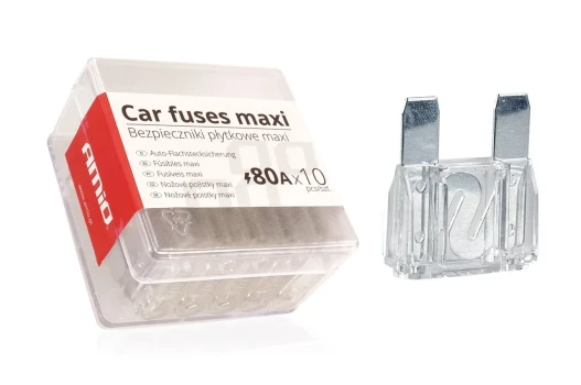 AMiO Autopojistky MAXI pouzdro 10ks 80A  | 02329