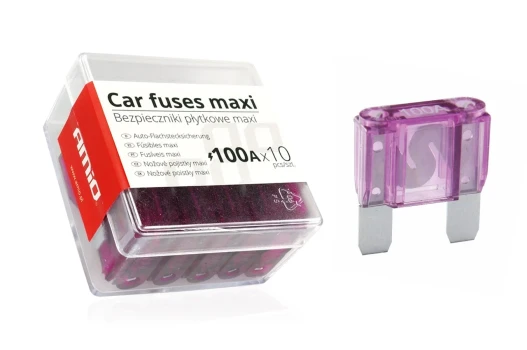 AMiO Autopojistky MAXI pouzdro 10ks 100A  | 02330