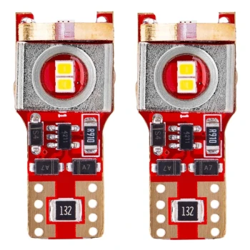 AMiO LED žárovky CANBUS 2016 6SMD T10 W5W W10W Bílá Bílá 12V/24V  | 02802