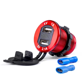 AMiO Nabíječka 2xUSB 12/24V MOD-11  | 02861