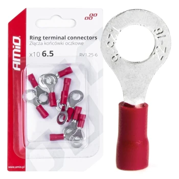 AMiO Elektrický konektor – očko RV 1.25-6 10 ks  | 03078