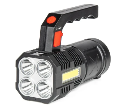 AMiO LED pracovní baterka 4LED + COB 1200mAh -  | 03273