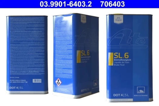 ATE Brzdová kapalina SL.6 DOT 4  (03.9901-6403.2)