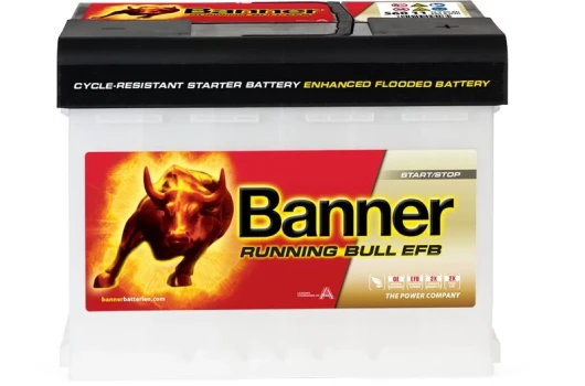 Banner Pool startovací baterie Running Bull EFB 60Ah  (012560110101)
