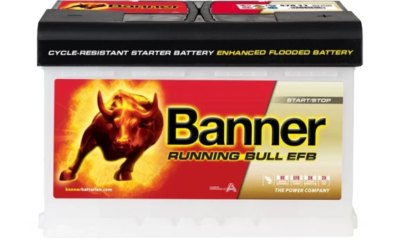 Banner Pool startovací baterie Running Bull EFB 70Ah  (012570110101)