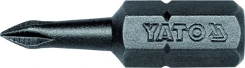 Bit křížový 1/4" PH0 x 25 mm 50 ks YT-7806