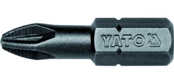 Bit křížový 1/4" PZ2 x 25 mm 50 ks YT-7811