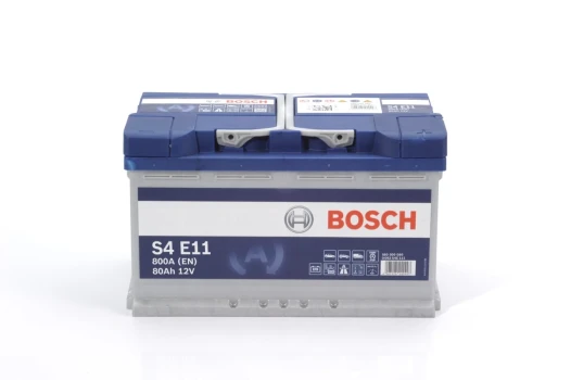 BOSCH startovací baterie S4E EFB 80Ah  (0 092 S4E 111)