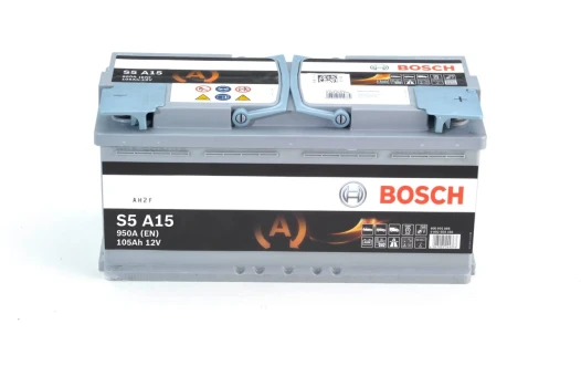 BOSCH startovací baterie S5A AGM 105Ah  (0 092 S5A 150)