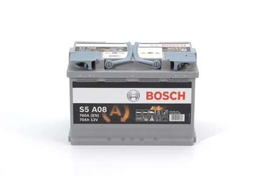 BOSCH startovací baterie S5A AGM 70Ah  (0 092 S5A 080)