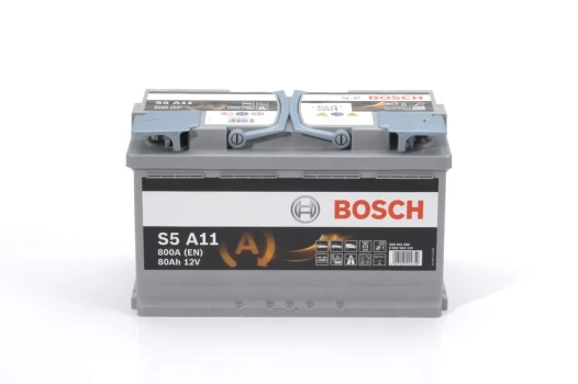 BOSCH startovací baterie S5A AGM 80Ah  (0 092 S5A 110)