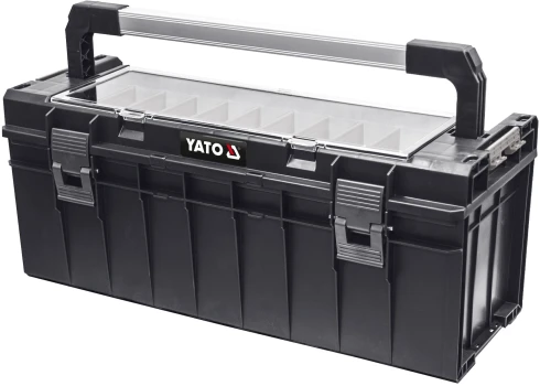 Box na nářadí plastový s organizérem 650x270x272mm YT-09184