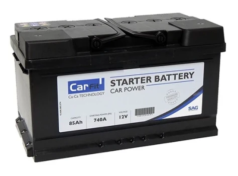 CARFIT 12V 85AH P Baterie