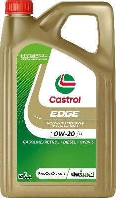 CASTROL Motorový olej Castrol EDGE 0W-20 C5 5 l  (15F6EB)