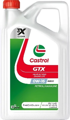 CASTROL Motorový olej Castrol GTX 0W-16 AN2022 5 l  (160A26)
