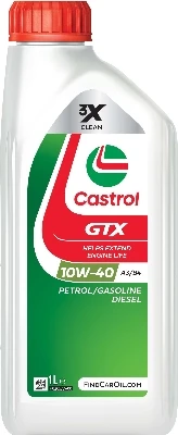 CASTROL Motorový olej Castrol GTX 10W-40 A3/B4 1 l  (15F8FE)