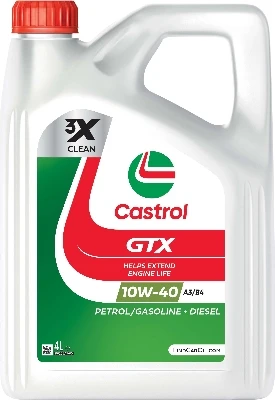 CASTROL Motorový olej Castrol GTX 10W-40 A3/B4 4 l  (15F8FD)