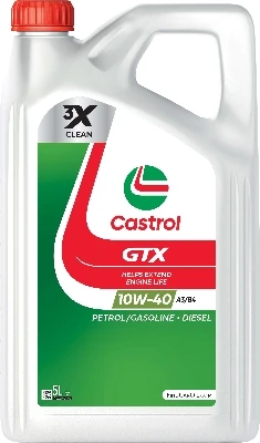 CASTROL Motorový olej Castrol GTX 10W-40 A3/B4 5 l  (15F8FC)