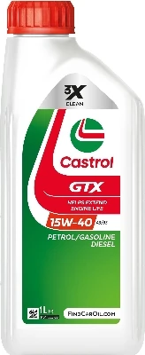 CASTROL Motorový olej Castrol GTX 15W-40 A3/B3 1 l  (15F627)