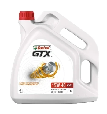 CASTROL Motorový olej Castrol GTX 15W-40 A3/B3 4 l  (15809F)