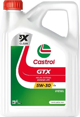 CASTROL Motorový olej Castrol GTX 5W-30 C4 4 l  (15F64E)