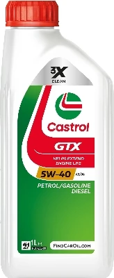 CASTROL Motorový olej Castrol GTX 5W-40 A3/B4 1 l  (15F686)