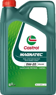 CASTROL Motorový olej Castrol Magnatec 0W-20 GSX/DSX 5 l  (1609EA)