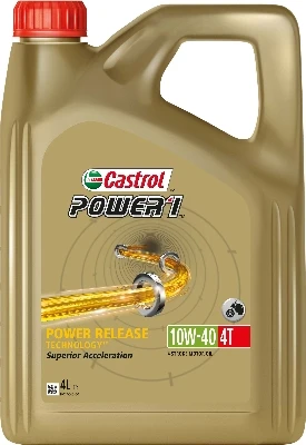 CASTROL Motorový olej Castrol POWER1 4T 10W-40 4 l  (15F5A1)