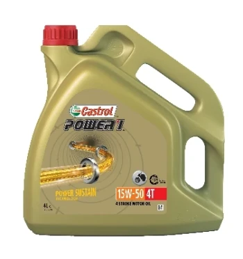 CASTROL Motorový olej Castrol POWER1 4T 15W-50 4 l  (15044F)