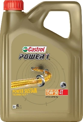 CASTROL Motorový olej Castrol POWER1 4T 15W-50 4 l  (15F589)