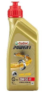 CASTROL Motorový olej Castrol POWER1 4T 20W-50 1 l  (15049A)